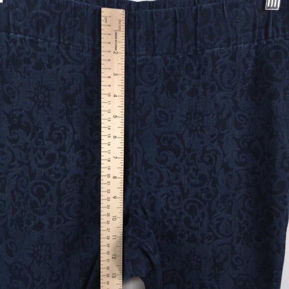 Soft Surroundings Jean Leggings Jegging‎ Floral Capsule Casual Minimal MEDIUM - Picture 5 of 8